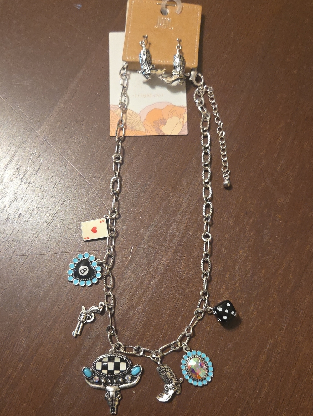 Western Necklace And Matching Earrings